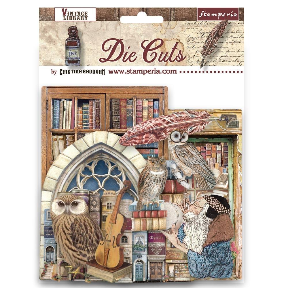 Die Cuts - Vintage Library - Stamperia
