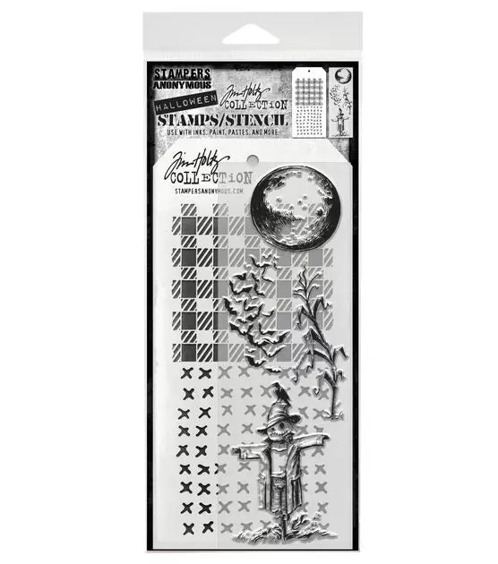 Stencils & Stamps - The Scarecrow - Tim Holtz
