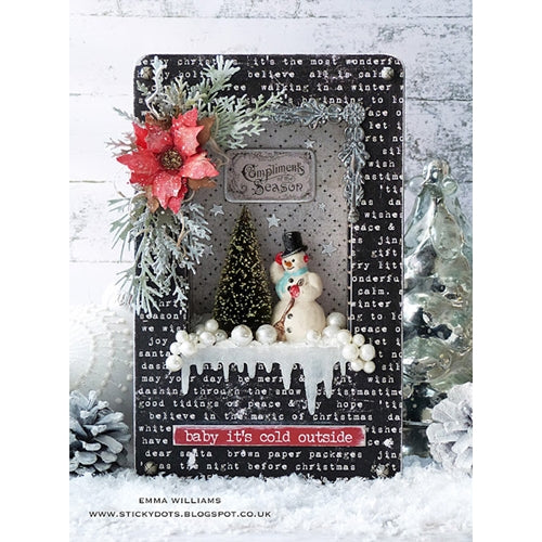 Die - Holiday Greens - Mini by Tim Holtz- Thinlits Die Set 11PK - Sizzix