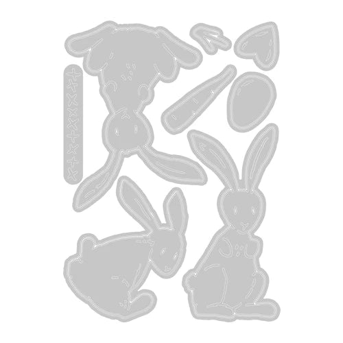 Die - Bunny Stitch by Tim Holtz - Thinlits Die Set 15PK - Sizzix