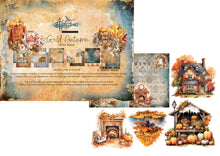 8x8 - Gold Autumn - 12 Double Sided Papers - Alchemy Of Art