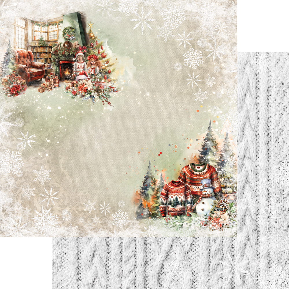 12x12 - Merry Christmas - 6 Double Sided Papers - Alchemy Of Art