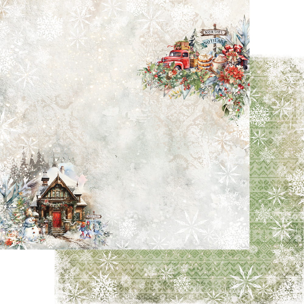 12x12 - Merry Christmas - 6 Double Sided Papers - Alchemy Of Art