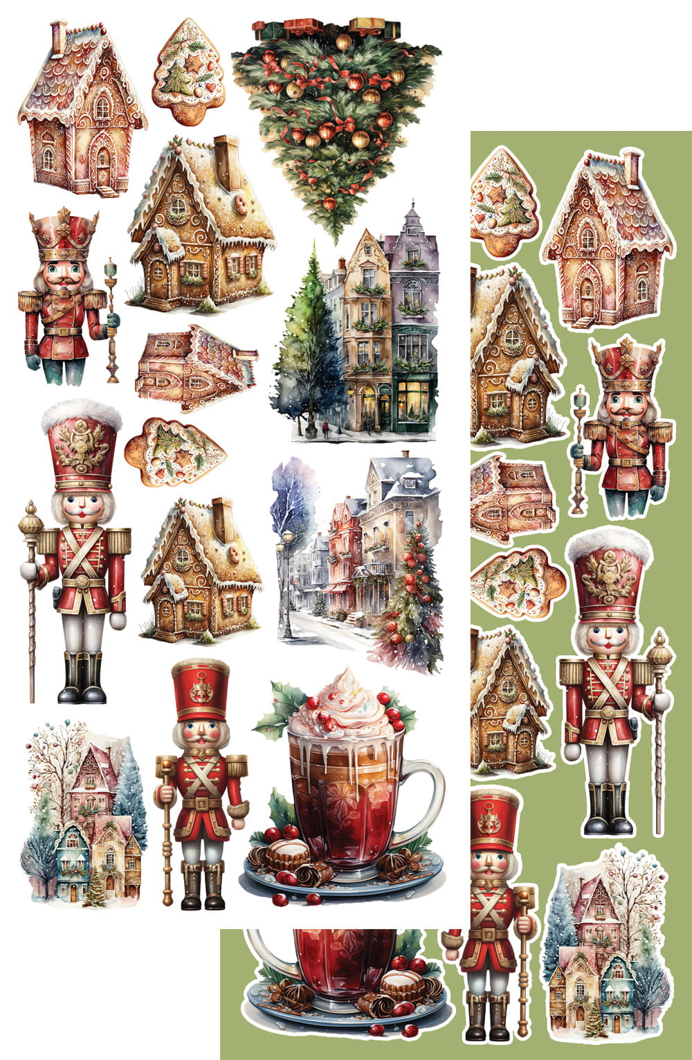6x12 - Merry Christmas - Fussy Cutting Set - Alchemy Of Art