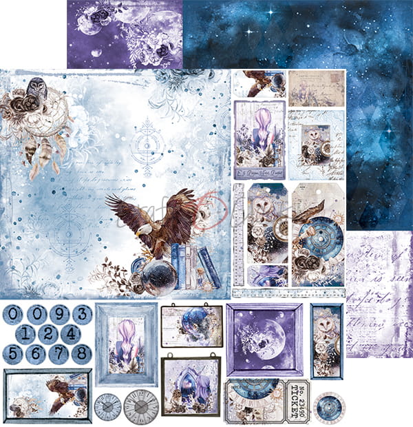 12x12 Crafters Kit - Velvet Dream - Plus Tutorial! - Craft O Clock