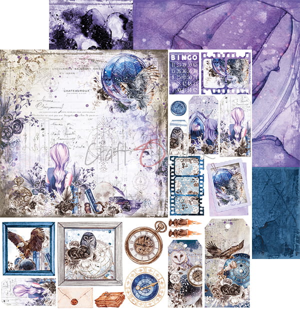 12x12 Crafters Kit - Velvet Dream - Plus Tutorial! - Craft O Clock