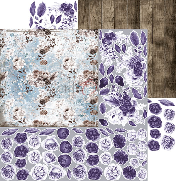 12x12 Crafters Kit - Velvet Dream - Plus Tutorial! - Craft O Clock