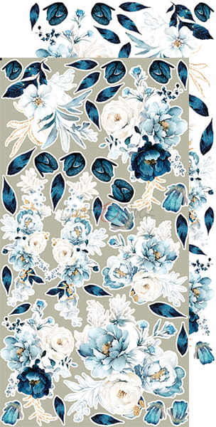 Extras Set - Flowers - Forever Blue - Craft O Clock