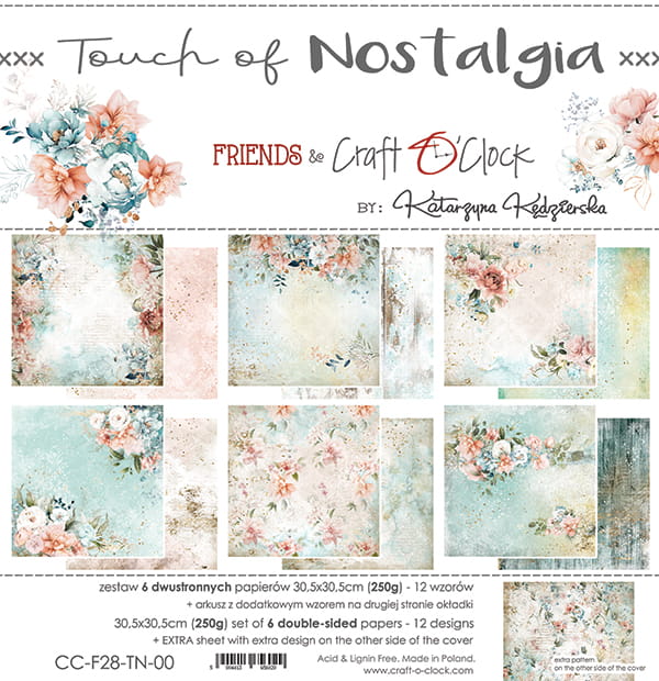 12x12 Inch - Touch of Nostalgia - Craft O Clock