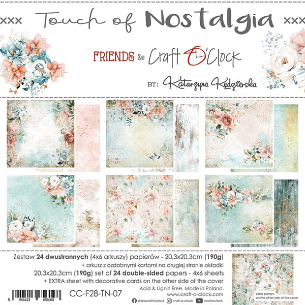 8x8 Inch - Touch of Nostalgia - Craft O Clock