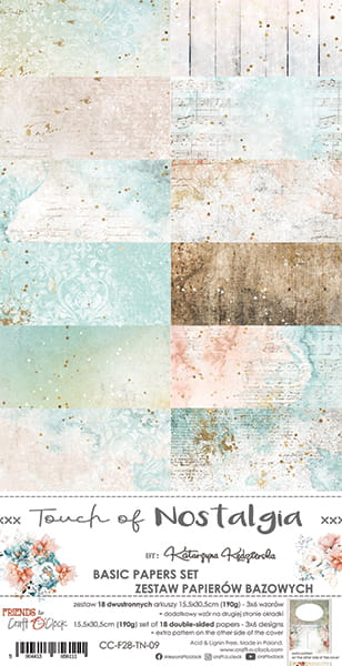 Basic Paper Sets - Touch of Nostalgia - 6x12 Inch - Craft O Clock