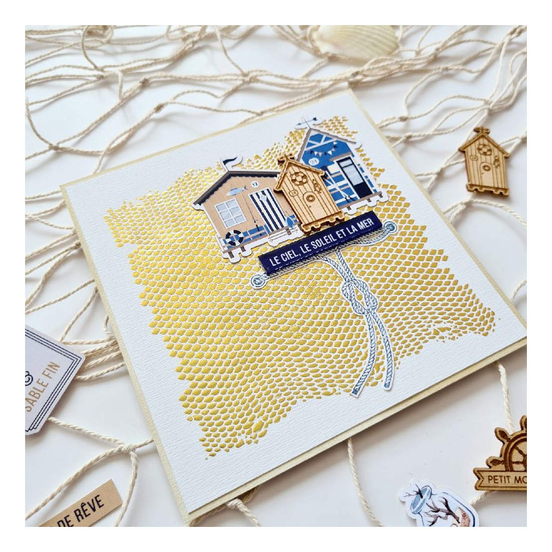 Fishnet - Stencil - Florilèges Design