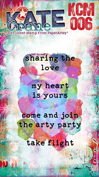 Mini Stamp 006 - Kate Crane - On EZ Mount - Paperartsy