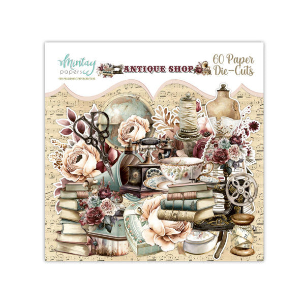 Antique Shop - Paper Die - Cuts - 60 pcs -  Mintay Papers
