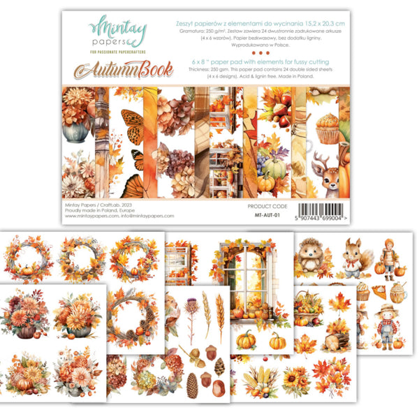 6x8 - Elements For Precise Cutting - Autumn - Mintay Papers