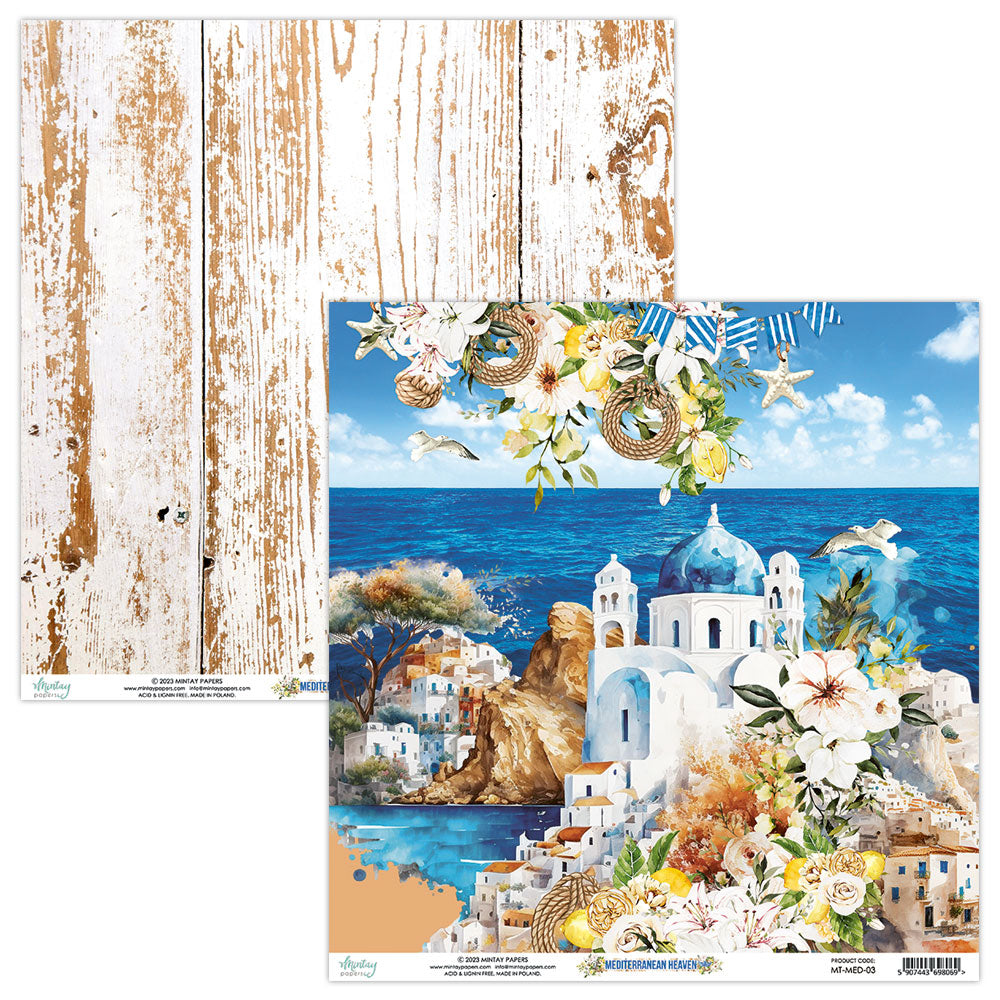 Mediterranean Heaven - 12 x 12 Paper Set - Mintay Papers