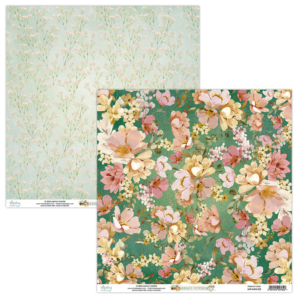Nana's Kitchen - 12 x 12 Paper Set - Mintay Papers
