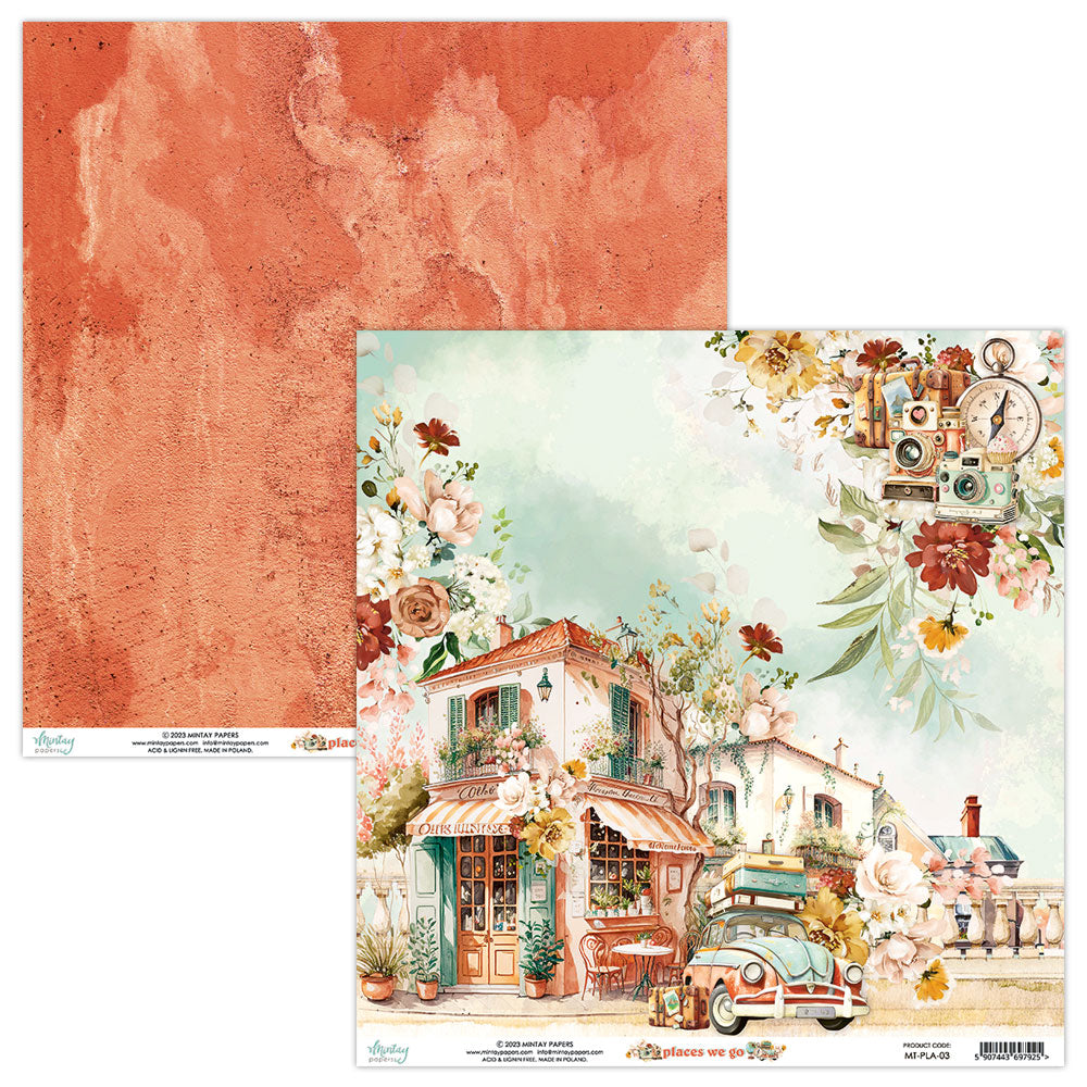 Places We Go - 12 x 12 Paper Set - Mintay Papers