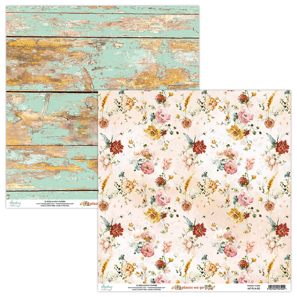 Places We Go - 6 x 6 Paper Set - Mintay Papers