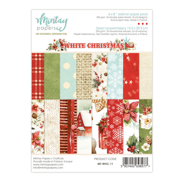 Mintay White Christmas Paper Die Cuts