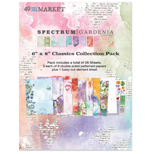 6x8 Inch - Spectrum Gardenia Classics Collection Pack - 49 and Market