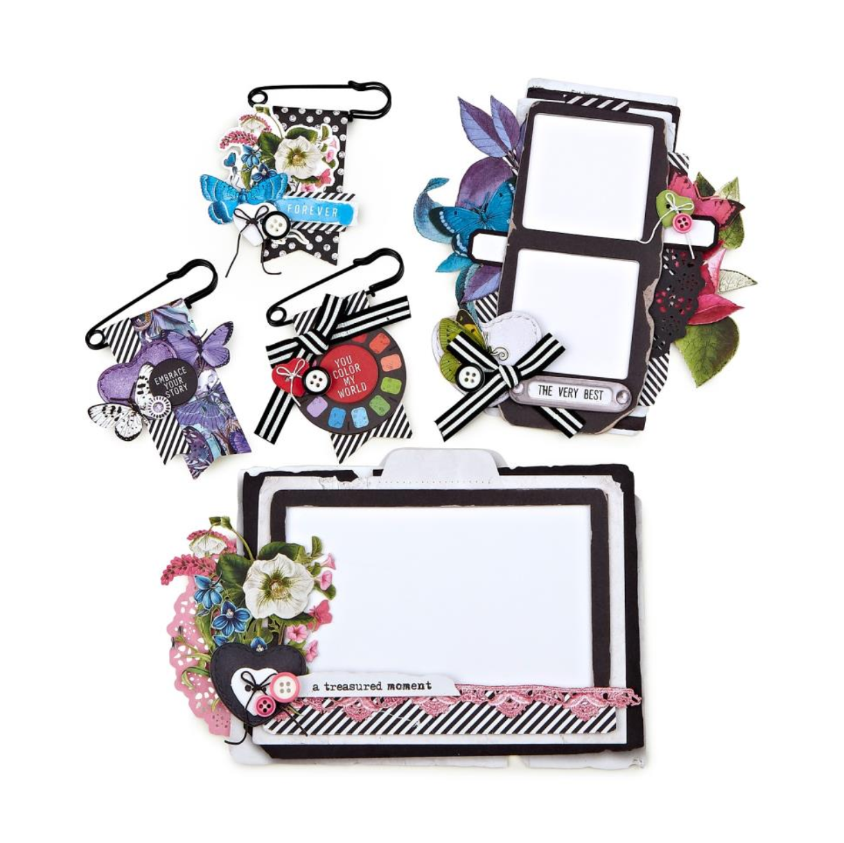 Cluster Kit - Spectrum Gardenia Painted Foundations - 49 and Market