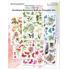 Botanical Rub-Ons - Spectrum Gardenia - 49 and Market