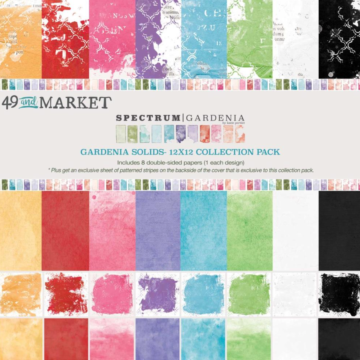 12x12 Inch - Spectrum Gardenia Solids - 49 and Market