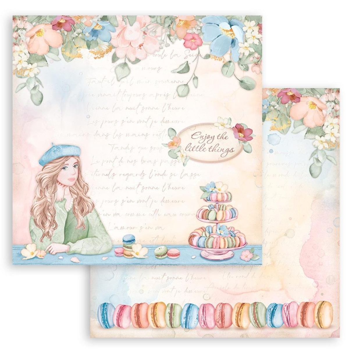 12x12 - Oh La La - Double-Sided Paper Pad - Stamperia
