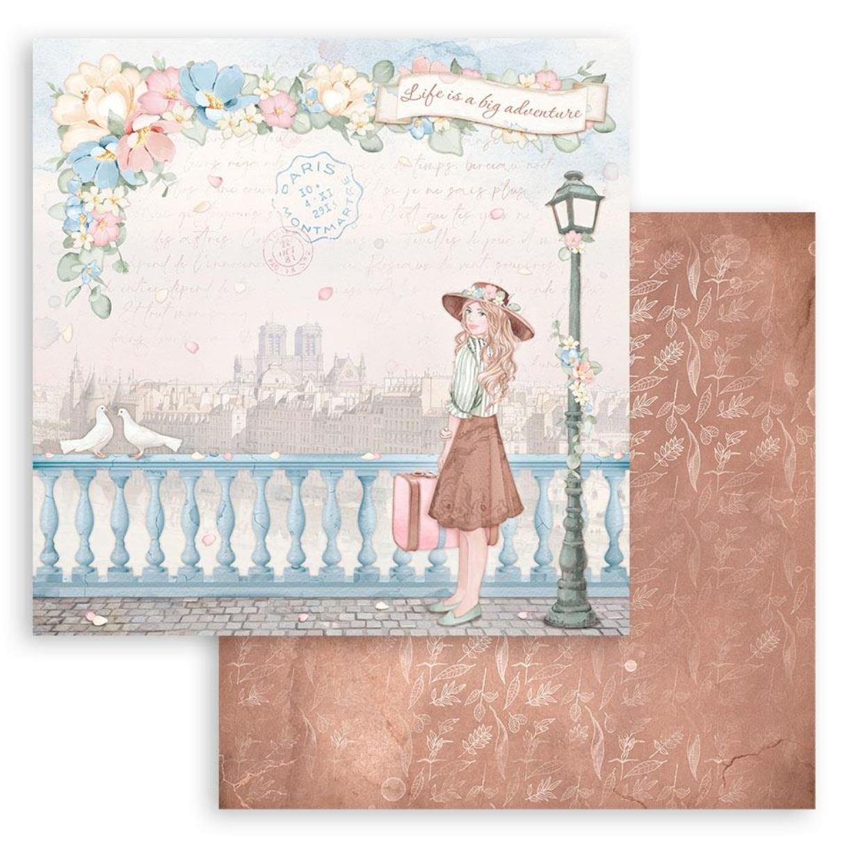 12x12 - Oh La La - Double-Sided Paper Pad - Stamperia