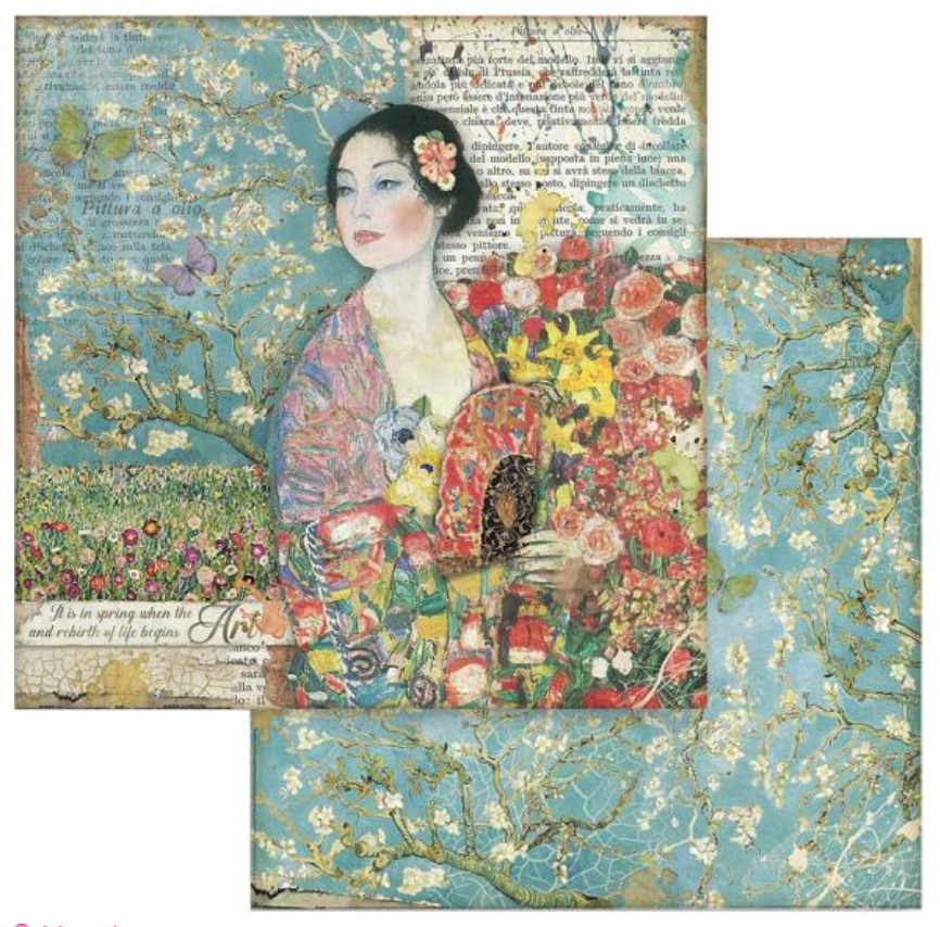 8x8 - Ateliers Des Arts - Double-Sided Paper Pad - Stamperia