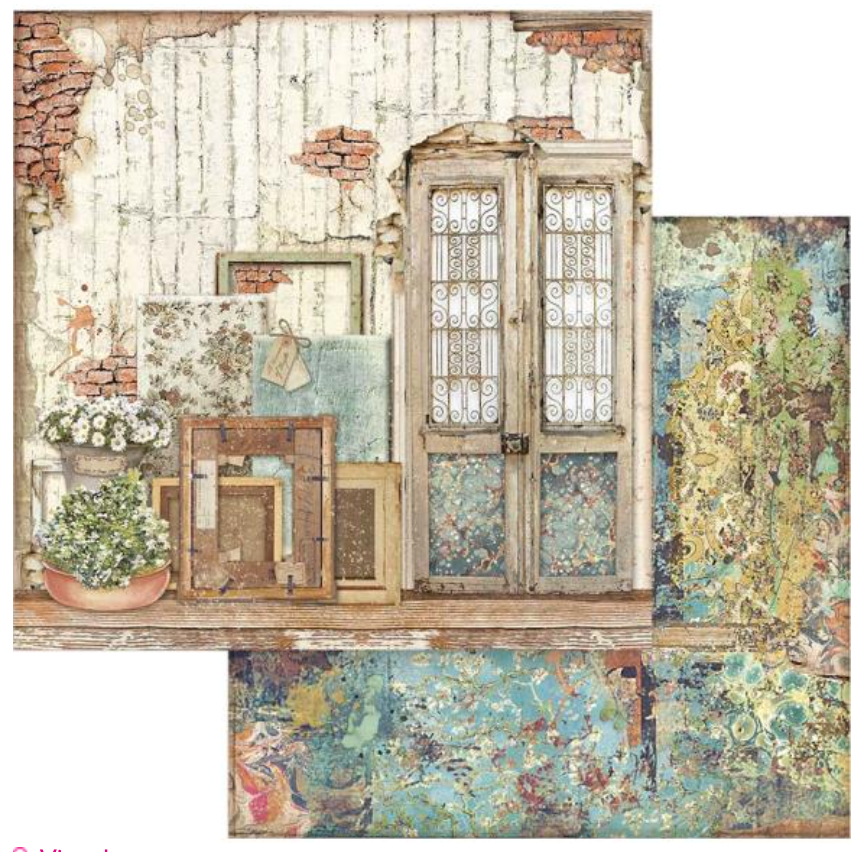 12x12 - Ateliers Des Arts - Double-Sided Paper Pad - Stamperia