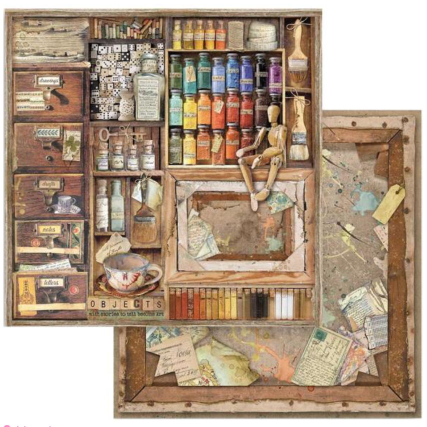 12x12 - Ateliers Des Arts - Double-Sided Paper Pad - Stamperia