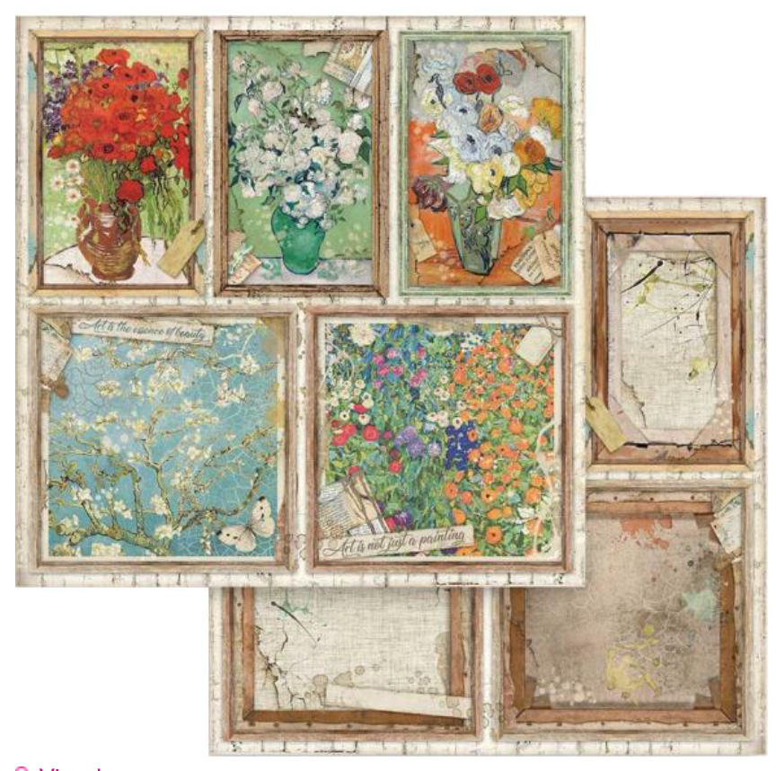 12x12 - Ateliers Des Arts - Double-Sided Paper Pad - Stamperia