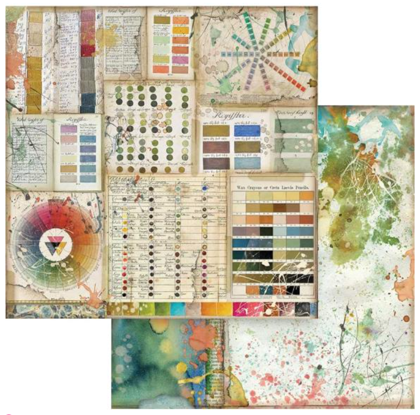 12x12 - Ateliers Des Arts - Double-Sided Paper Pad - Stamperia