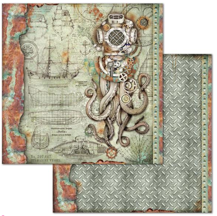 12x12 - Sea World - Double-Sided Paper Pad - Stamperia