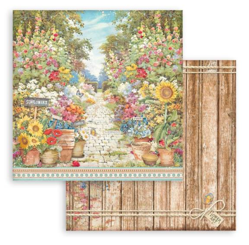 12x12 - Sunflower Art - Double-Sided Paper Pad - Stamperia