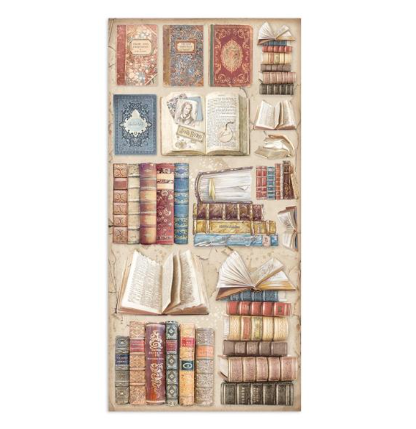 Collectables - Vintage Library - 6x12 Inch - 10 Sheets - Stamperia