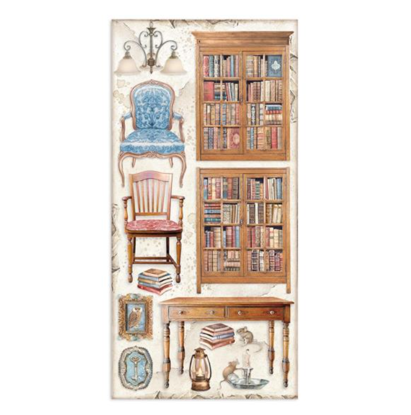 Collectables - Vintage Library - 6x12 Inch - 10 Sheets - Stamperia