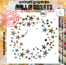 Aall and Create - Studded Stars - 6x6 - Janet Klein - Stencil - #165