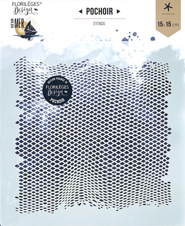 Fishnet - Stencil - Florilèges Design
