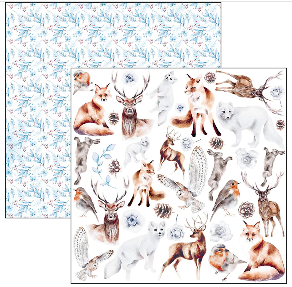 12x12 - Patterns Pad 8/Pkg - Winter Journey - Ciao Bella