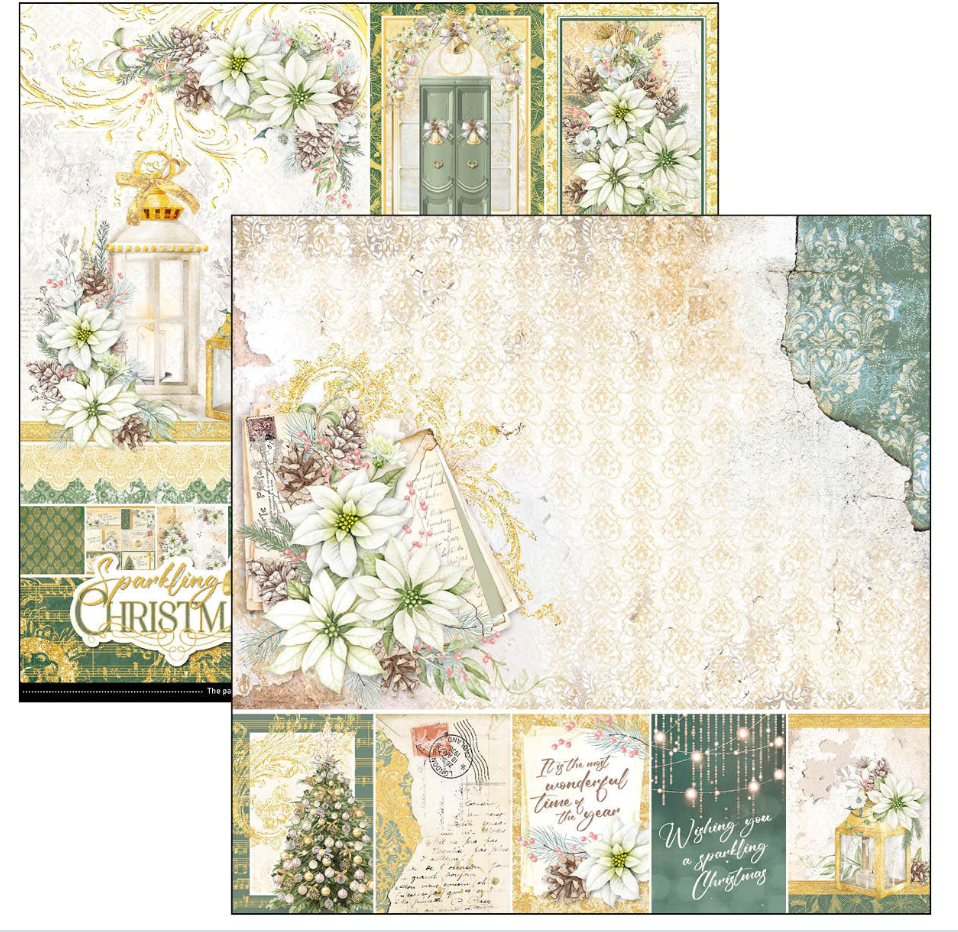 12x12 - Paper Pad 12/Pkg - Sparkling Christmas - Ciao Bella