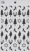 5x8 inch - Stencil Art - Deep Woods - Ciao Bella