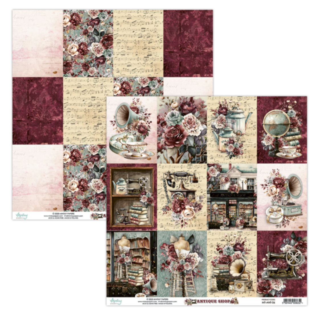 Antique Shop - 12 x 12 Paper Set - Mintay Papers