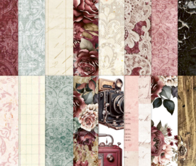 Antique Shop - 6 X 8 Add-On Paper Pad - Mintay Papers