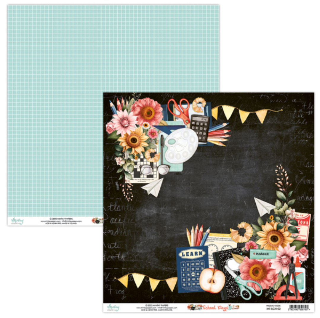 School Days - 6 x 6 Paper Set - Mintay Papers