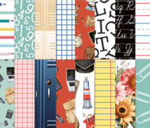 School Days - 6 x 8 Add On Paper Set - Mintay Papers
