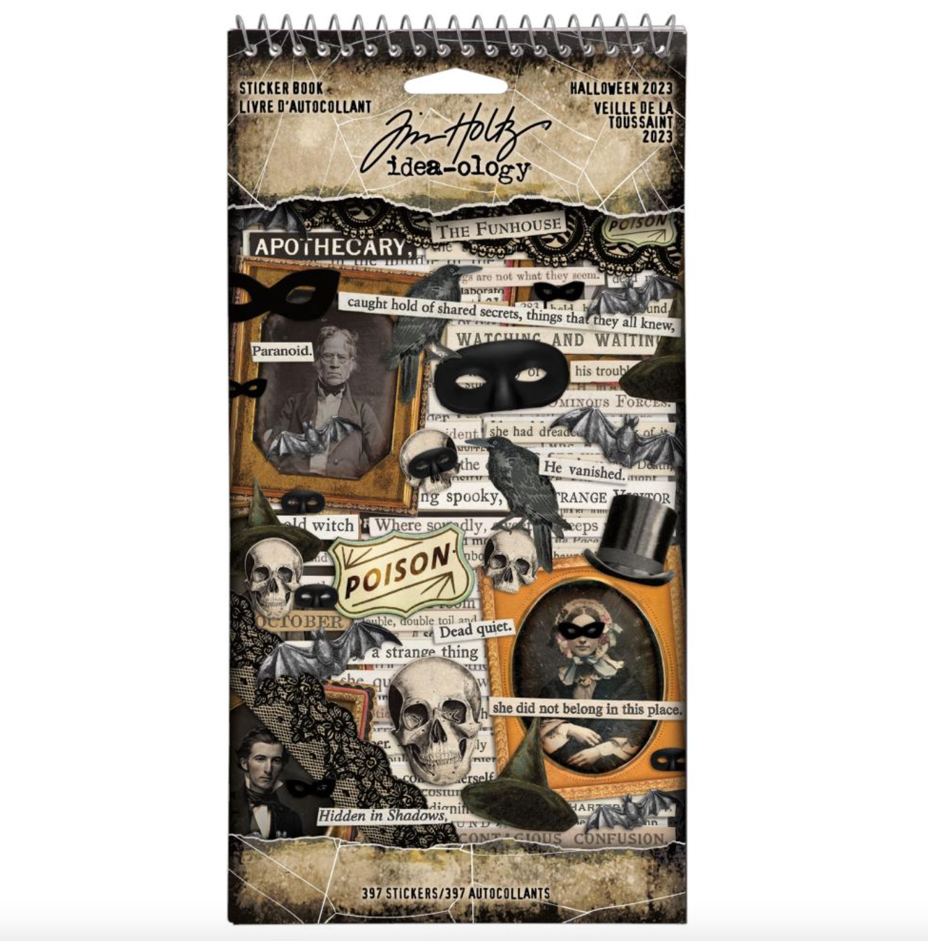 Halloween - Layers - Tim Holtz - Ideaology - Messy Papercrafts