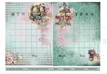 8x8 - Enchanted World - Following Alice - 12 Double Sided Papers - Alchemy Of Art